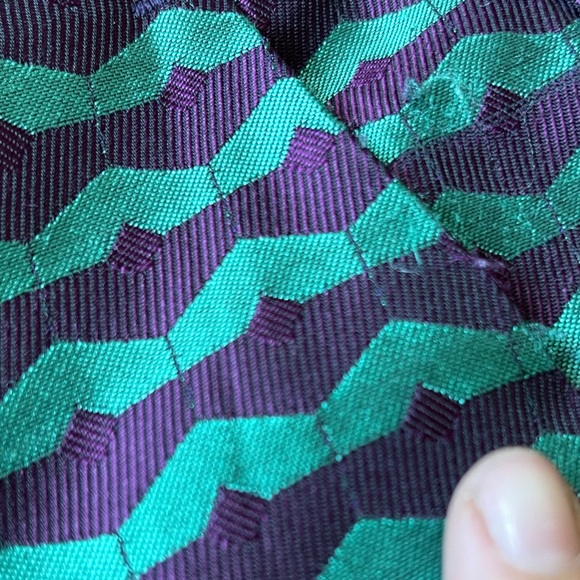 Anthropologie Green and Black Patterned Cropped Pants - Picture 4 of 8